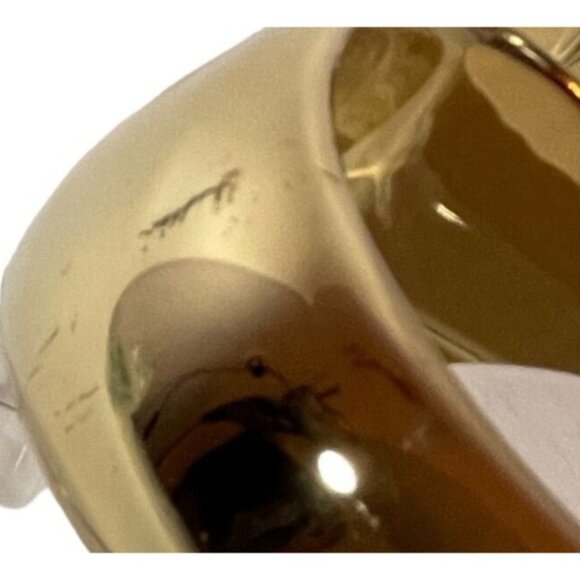 2 VTG Georg Jenson Candle Holders Gold Plt Stainless Rare Denmark MCM Minimal - Picture 9 of 16